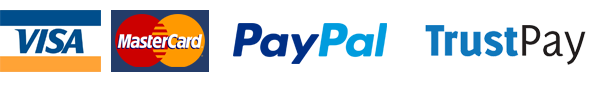 Visa, MasterCard, PayPal, TrustPay