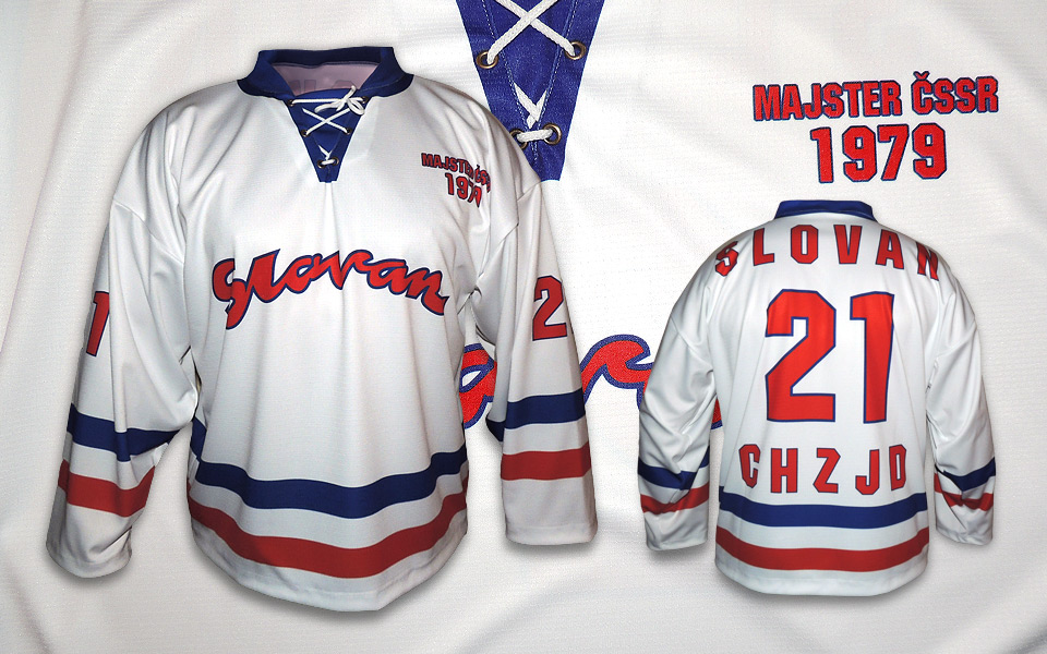 HC Slovan - Retro ice hockey jersey Slovan 1986 - Slovan Fanshop