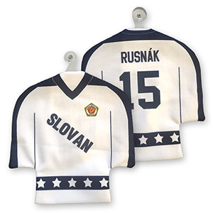 Minidresík Slovan 1986 biely