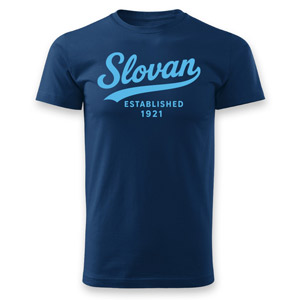 Modré tričko Slovan Established 1921