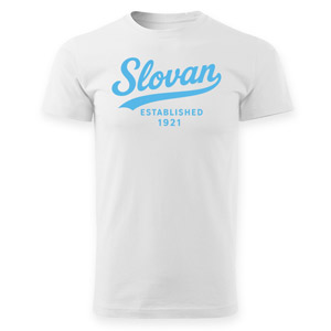 Biele tričko Slovan Established 1921