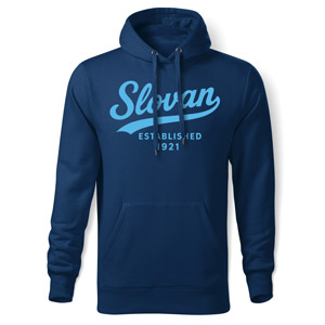 Modrá mikina Slovan Established 1921