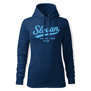 Modrá dámska mikina Slovan Established 1921