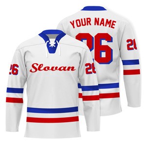 Biely detský retro dres Slovan 70.roky