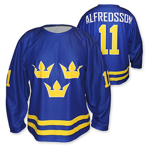 sweden blue hockey jersey