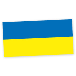 Vlajka Ukrajina 2x1m