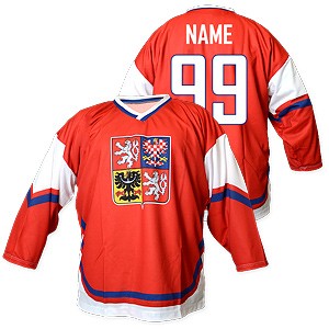 Červený hokejový dres Česko