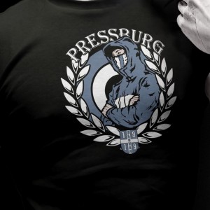 Čierne tričko Slovan Pressburg-vavrín