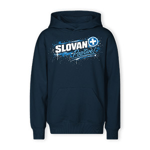 Detská modrá mikina Slovan Positive+