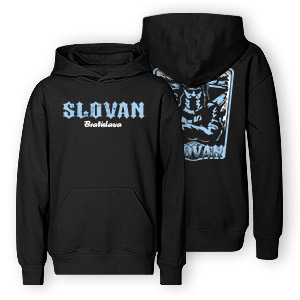 Black hoodie Slovan Bratislava for kids