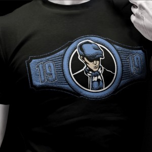 Čierne tričko Old School 1919