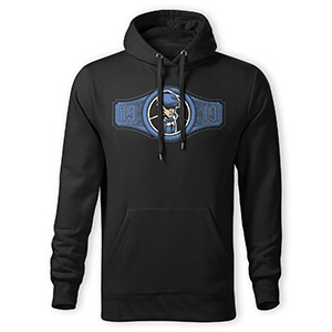 Čierna mikina Old School 1919