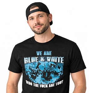 Čierne Tričko We are Blue&White