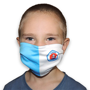 Double protective mask ŠK Slovan for kids