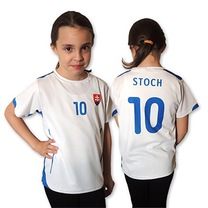 Slovakia detský biely futbalový dres II.