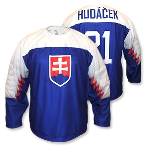 Slovakia hokejový fan dres modrý-znak 4XL+
