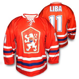 Retro dres ČSSR červený znak 4XL+