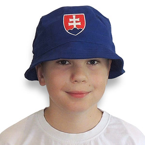 Blue Slovakia hat for kids