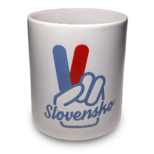 Biely hrnček Slovensko victory