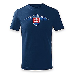 Modré detské tričko Slovensko 2026