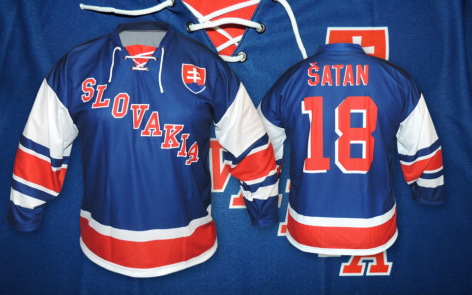 Slovakia Youth - Hockey Replica 0217 Fan Jersey/Customized :: FansMania